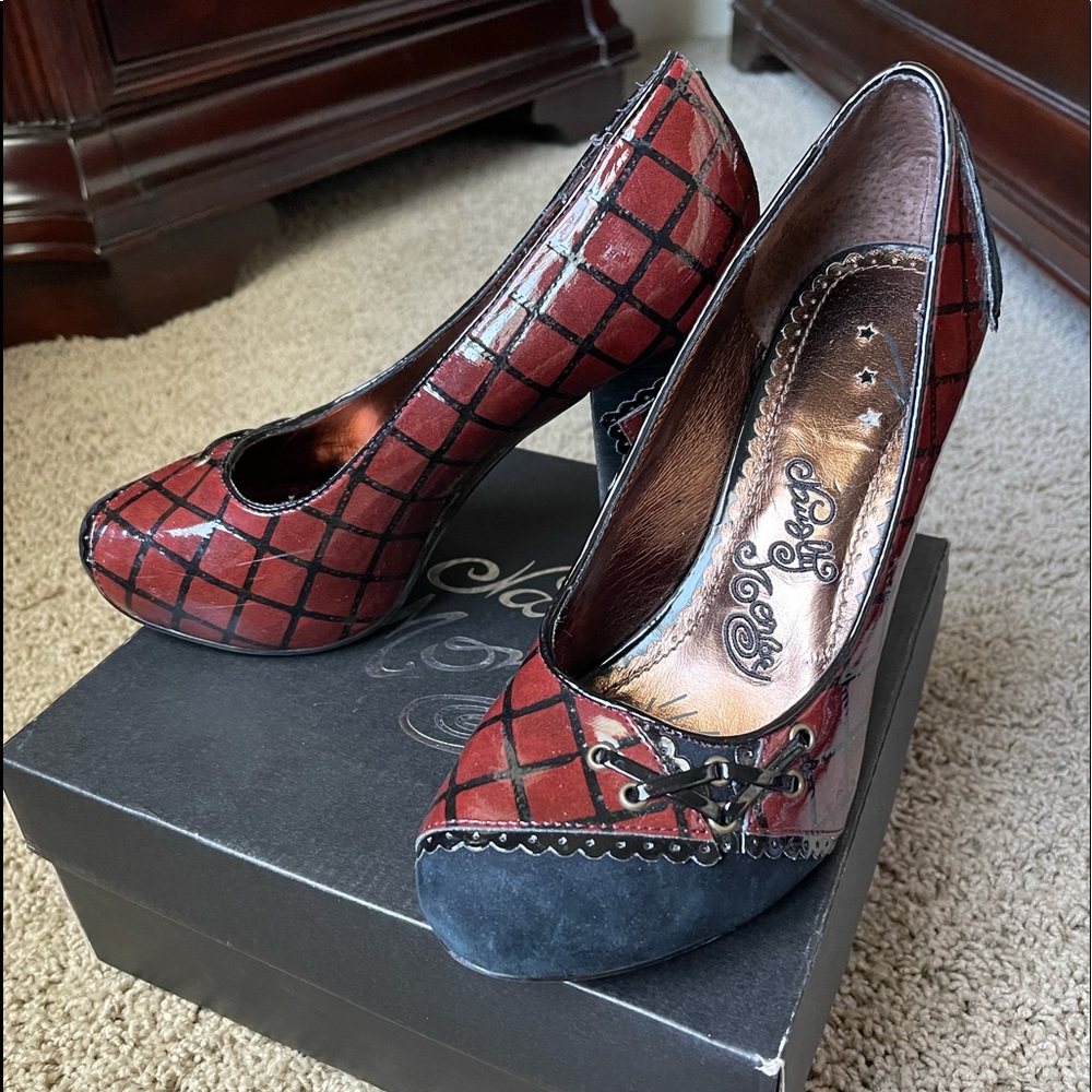 Naughty Monkey Square Biz Pumps